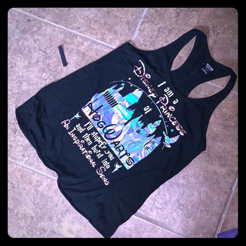 Custom Flowy Tank Disney Princess Hogwarts